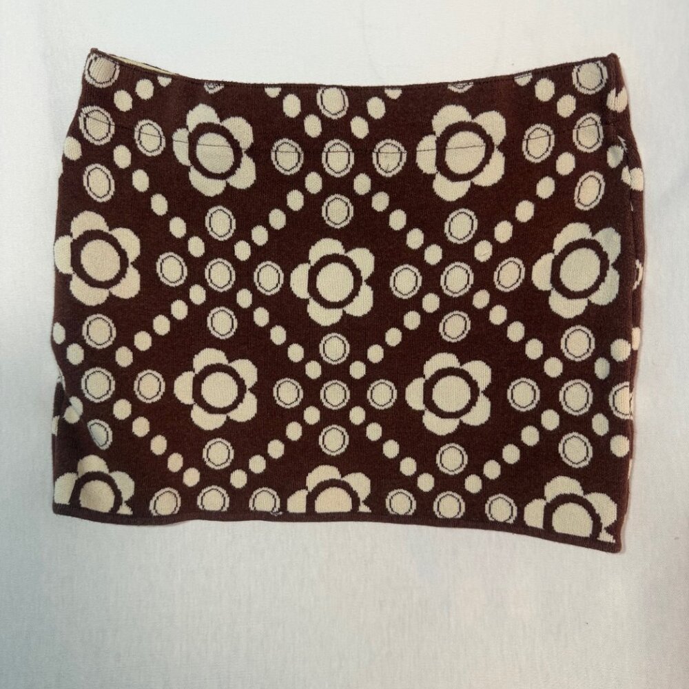Urban Outfitters Mini Skirt Women’s S Retro Print Elastic Waist Y2K - Picture 5 of 8